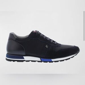 Robert Graham Men's Tropix Suede and Canvas Runner Sneakers